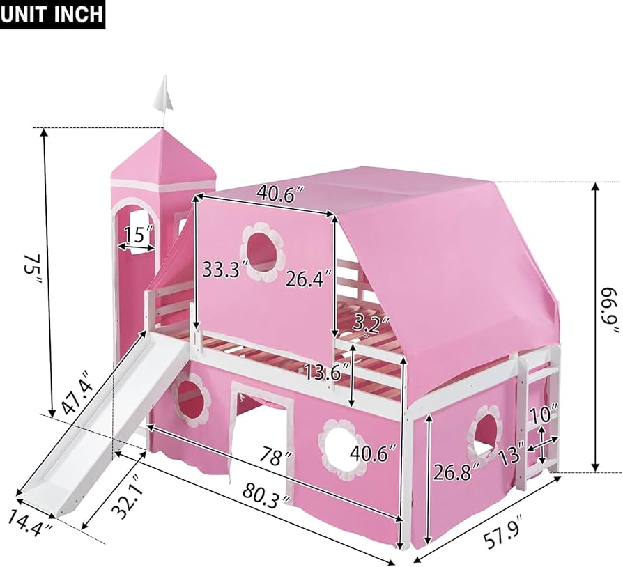 bunki Amazon.com: ZMIZAKOY Heavy Duty Full Over Full Bunk Bed with